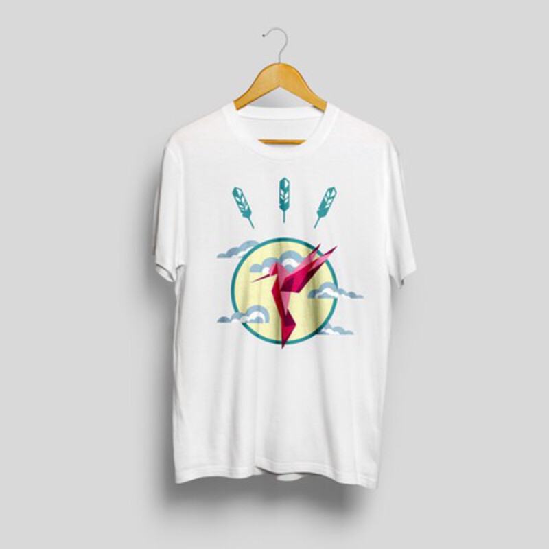 Hummingbird printed t-shirt