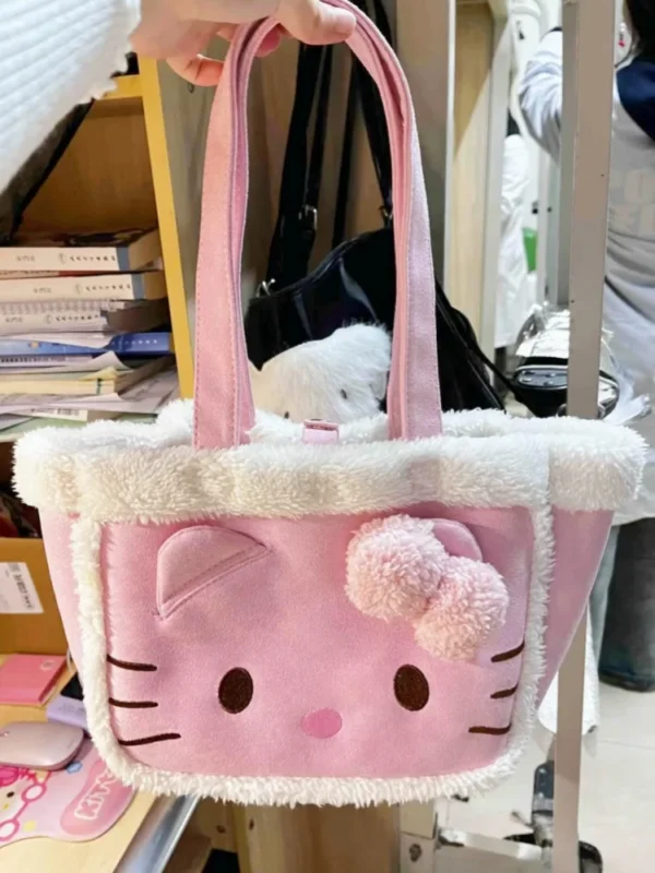 Bolso Kawaii Suave – Edición Gatita Rosa ✨🎀