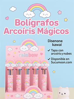 Bolígrafos Arcoíris Mágicos – Edición Kawaii ✨🌈