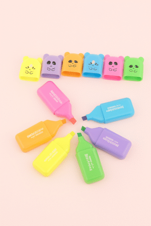 Resaltadores Kawaii de Ositos – ¡Dulzura en cada subrayado! ✨🐻